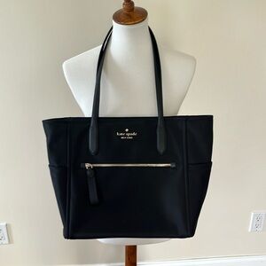 Kate Spade Chelsea Black Nylon Tote